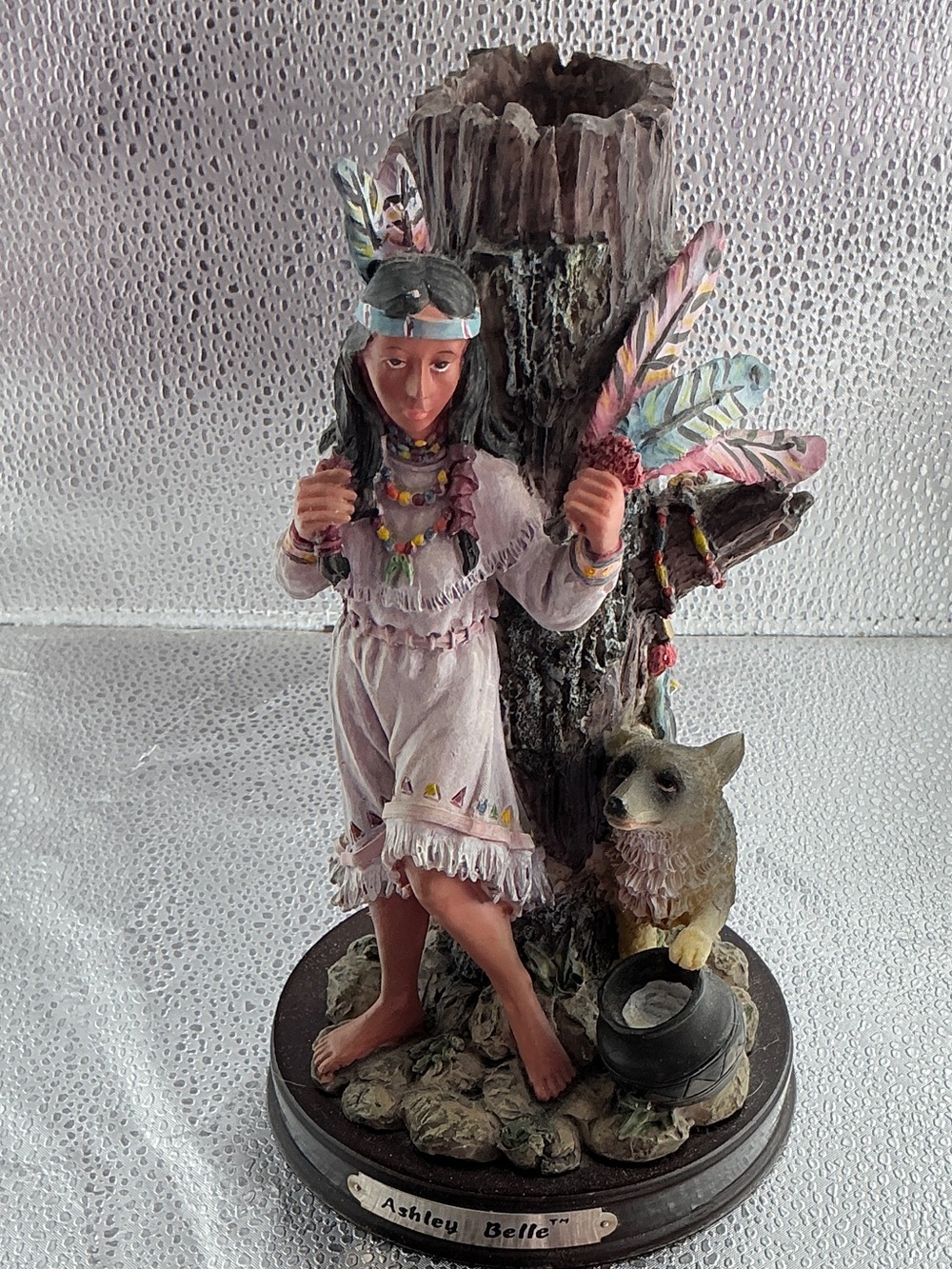 Vintage Ashley Belle “Meerchi” Native American Indian Woman Figurine